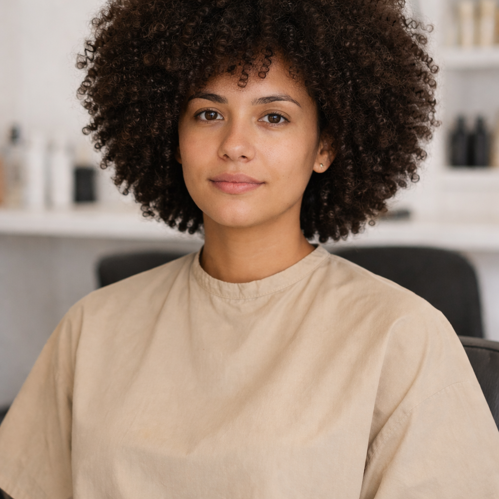 Vorher Haartransformation